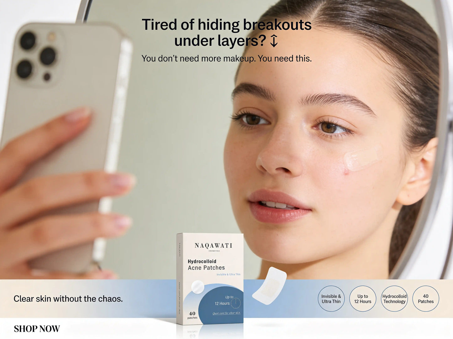 NAQAWATI™ Premium Invisible Acne Patch