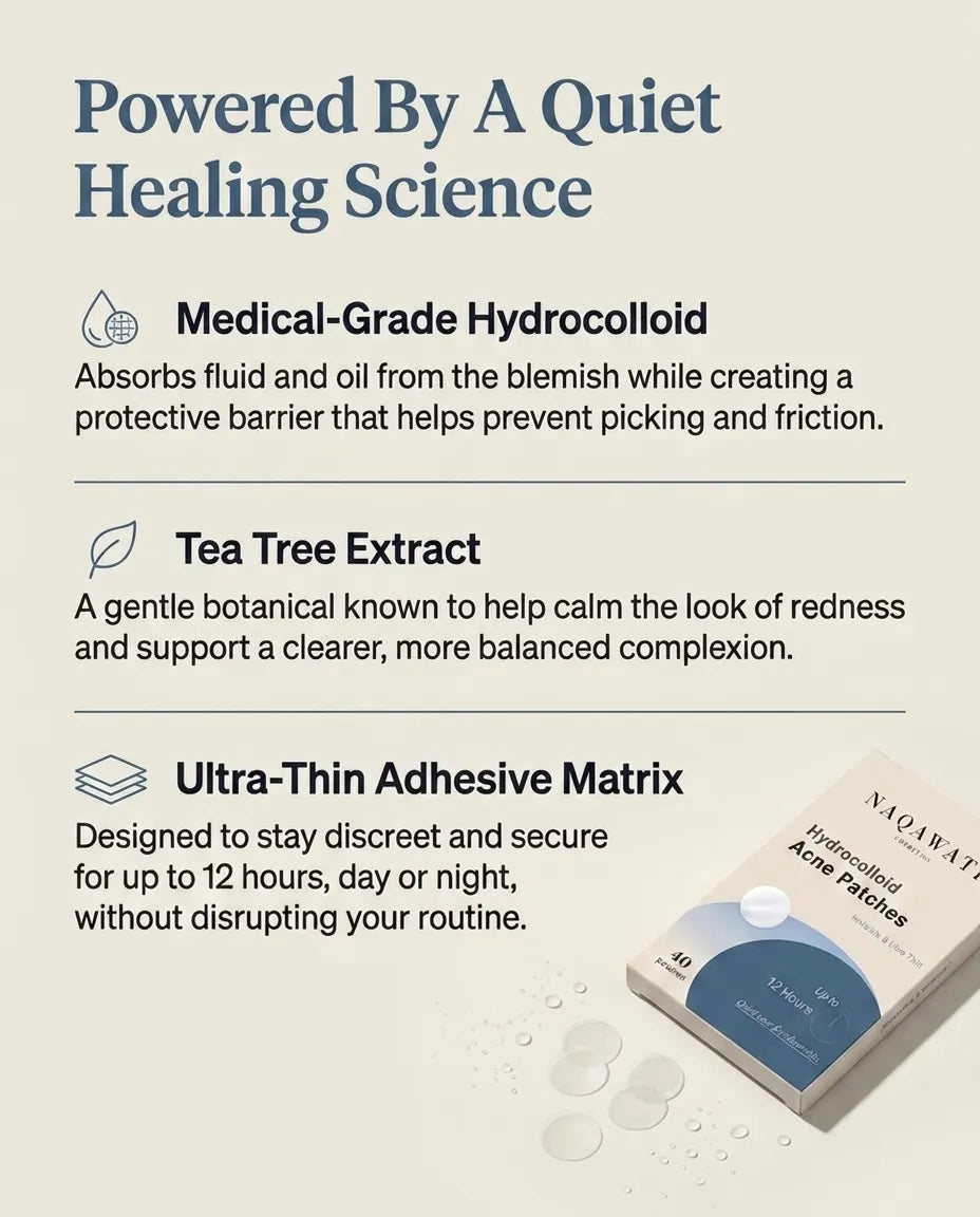 Naqawati™ Hydrocolloid Pimple Patches